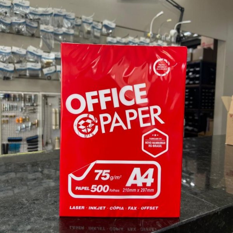 Papel A4 500 folhas Office Paper